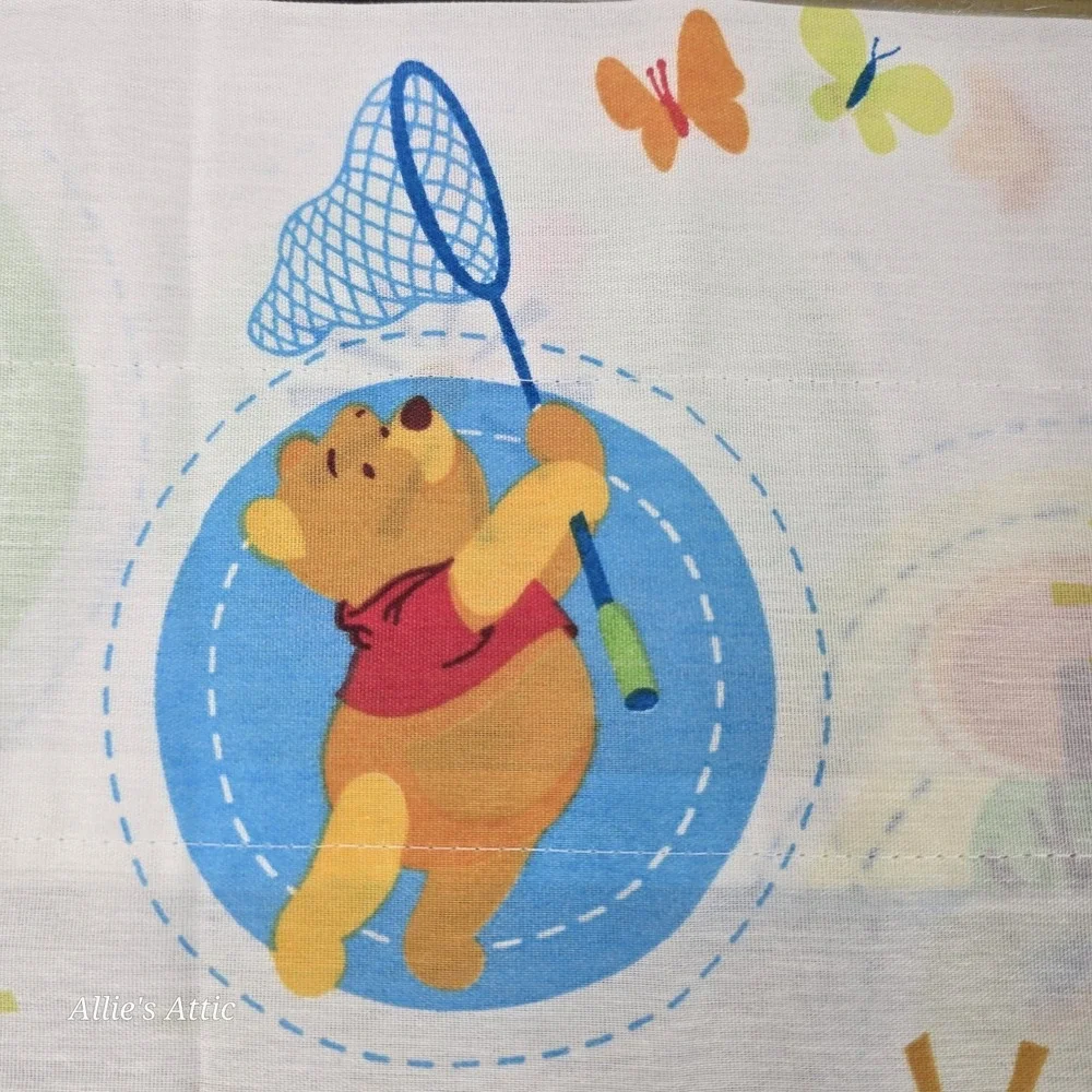 Winnie‎ The Pooh Disney Home Butterfly Valance Curtain Tigger Nursery Decor New